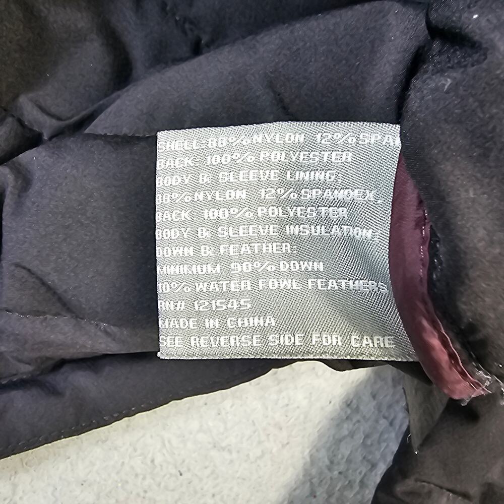 Michael Kors Puffer Down Jacket Men's Large Full Zip Pockets Winter Warm Black - Picture 6 of 10